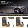 Vipmotoz Amber Full Led Side Marker Light Front Bumper Fender Parking Lamp Replacement For 2005-2014 Chrysler 300 Lx Black