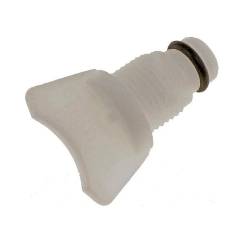 Radiator Drain Cock For Mitsubishi Montero 1990 To 1997 Plastic White Extra Fine Thread With Gasket Replacement 16417 24200