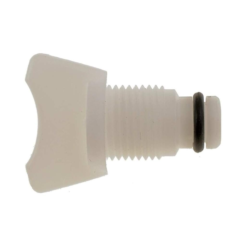 Radiator Drain Cock For Mitsubishi Montero 1990 To 1997 Plastic White Extra Fine Thread With Gasket Replacement 16417 24200