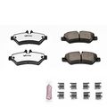 Z36-1317 Rear Carbon Fiber Ceramic Brake Pad Set With Installation Hardware For Dodge Freightliner And Mercedes Benz Sprinter 