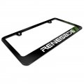 Ipick Image Made For Jeep Renegade Green Stripe Black Metal License Plate Frame