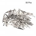 Uxcell 55pcs 50mm 10a Heavy-duty Alligator Clips Battery Crocodile Electrical Test Clamps Charger Clamp