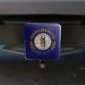 Rustic Kentucky State Flag Distressed Usa Tow Trailer Hitch Cover Plug Insert