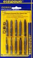 Eazypower 73308 Phillips Slotted Teestar Fits Torx Socket Adapter Kit 2 Long 10 Pack 