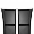 Kuafu Cab Fairing Extension Compatible With 2004-2016 Volvo Vnl Replacement For 82286079 82286080 Side Top Wind Air Deflector