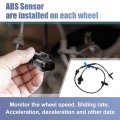 Uxcell 2 Pcs Front Left Right Abs Sensor Wheel Speed No 57450-t1e-g01 57455-t1e-g01 For Honda Cr-v 2014-2016