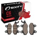 Sixity C6 Front Ceramic Brake Pads For Kawasaki Krf750 Teryx 4x4 2008 Complete Set 