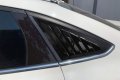 High Flying For Ford Focus 2012 2013 2014 2015 2016 2017 Abs Back Side Window Scoop Louvers Cover 2pcs Sedan Glossy Black