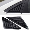 High Flying For Ford Focus 2012 2013 2014 2015 2016 2017 Abs Back Side Window Scoop Louvers Cover 2pcs Sedan Glossy Black