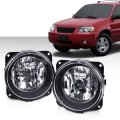 G-plus Front Fog Lights Lamps Pair Compatible With Ford Mustang Cobra 2003-2004 Compatible Focus Svt Models Only 2002-2004 Fit
