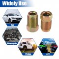X Autohaux 10pcs M10x1 0 Threads Brake Line Nut Fittings For 3 16 Steel Tubing Car