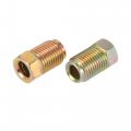 X Autohaux 10pcs M10x1 0 Threads Brake Line Nut Fittings For 3 16 Steel Tubing Car