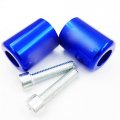 Xkh- Motorcycle Hand Bar Ends Compatible With Kawasaki Ninja 250 500 Zx600 Zx6 636 Zzr600 Zx6r Zx6rr Blue B00y44pfzi