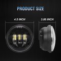 Lx-light 4 5 Inch Black Led Auxiliary Spot Fog Passing Lights Lamp For Motorcycles Projector Driving