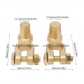Qiilu Top Post Battery Terminals 1 Pair Sae To Jis Car Terminal Connector Cable Clamps Positive And Negative Applicated In