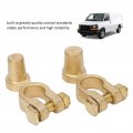 Qiilu Top Post Battery Terminals 1 Pair Sae To Jis Car Terminal Connector Cable Clamps Positive And Negative Applicated In