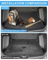 Powerty For Cargo Mat Honda Cr-v 2023 2024 Crv Only Hybrid Model Accessories Deck In Upper Position All Weather Rear Trunk Not