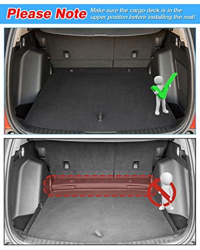 Powerty For Cargo Mat Honda Cr-v 2023 2024 Crv Only Hybrid Model Accessories Deck In Upper Position All Weather Rear Trunk Not