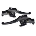 Laxeem 7 8 Motorcycle Left Right Clutch Brake Handle Lever Perch For Honda Xr80 Xr100 Crf70 Crf80 Crf100 Pit Dirt Motor Bike 