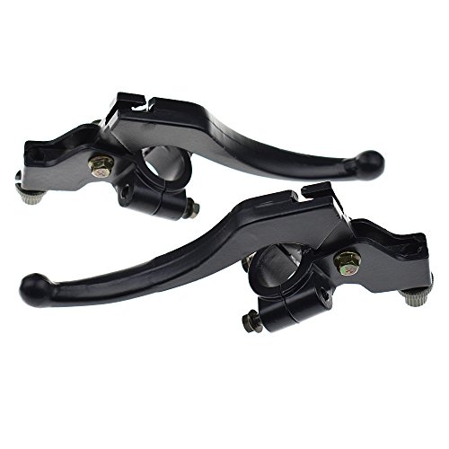 Laxeem 7 8 Motorcycle Left Right Clutch Brake Handle Lever Perch For Honda Xr80 Xr100 Crf70 Crf80 Crf100 Pit Dirt Motor Bike