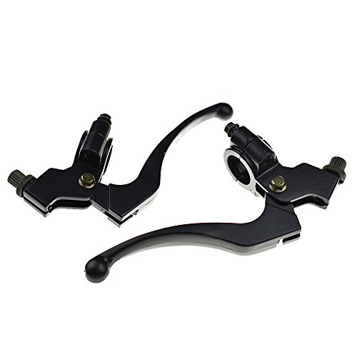 Laxeem 7 8 Motorcycle Left Right Clutch Brake Handle Lever Perch For Honda Xr80 Xr100 Crf70 Crf80 Crf100 Pit Dirt Motor Bike