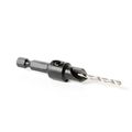 Timberline 608-114 Quick Release Countersink For No 8 Wood Screw Size By 7 64-inch Diameter 3 8-inch Carbide Tipped Hex Shank 