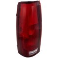 Tail Light Assembly Driver Side For Gmc C1500 C2500 Suburban 1992 1999 Clear And Red Lens With Connector Plate Replacement 