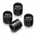 Ipick Image For Chevrolet Camaro Zl1 Logo In Black On Aluminum Cylinder-style Tire Valve Stem Caps