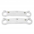 Qiilu Front Fork Lower Yoke Triple Tree Clamp 2pcs Forks 22mm 0 87in Upside Down Replacement For 47cc 49cc Mini Motor Dirt Bike