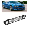 Front Lower Bumper Grille For 1996-2003 Bmw E39 M5 Center Mesh Grill Plastic Black Will Also All Aftermarket Style Mtech 