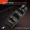 A-premium Master Power Window Switch Compatible With Bmw F10 528i 2009-2016 535d 2014-2016 F07 535i 2010-2016 F06 640i