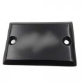 Xkh- Motorcycle Black Brake Fluid Reservoir Cap Cover Ninja Engraved Compatible With Kawasaki Ninja 250 500 650r Zx600d Zx600e