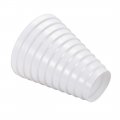 Uxcell Duct Inline Reducer Increaser Connector Flange Abs Plastic Air Inlet Outlet Adaptor For 3 94-7 87inch Dia Hose