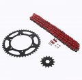 Kawasaki Kdx200 Kdx220 Red O Ring Chain Sprocket Black 14 47 110l 
