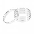 X Autohaux 4pcs Od 64 1mm To Id 60 Aluminium Alloy Car Hub Centric Rings Wheel Bore Center Spacer
