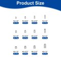 Allen Head Socket Hex Grub Screw Assortment Kit 240pcs 2-56 4-40 6-32 304 Stainless Steel Internal Drive Cup-point Set Screws