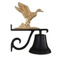 Montague Metal Products Cast Bell With Gold Duck 