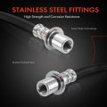 A-premium Rear Driver Brake Hydraulic Hose Compatible With Select Toyota Models Tacoma 2004 Traction Control And 6 Lug Wheels