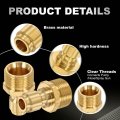 2pcs Pressure Washer Adapter 3 8 Male Quick Plug To M22 14mm Connect Fittings Brass Swivel For Power Washers Hose