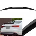Aintier 1pc Abs Spoiler Wing Compatible For 2017-2023 Audi A4 S4 B9 Sedan Glossy Black Rear Trunk Tail