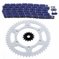 2007-2013 Fits Yamaha Wr250f 250 F Blue Chain And Sprocket 14 51 116l