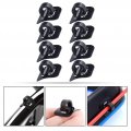 Besportble 8 Sets Conduit Liner Hose Guide Cable Clip With Adhesive Seat Clamp C Brake Shifter Buckle Line Road Shell Bike