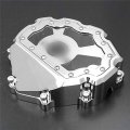 Xkh Moto- Motorcycle Chrome Left Engine Stator Cover See Through For Honda 2008-2014 Cbr 1000rr W Gasket