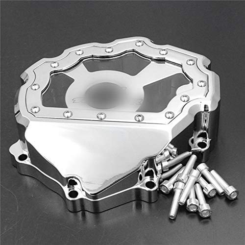 Chrome Left Engine Stator Cover See Through For Honda Cbr 1000rr 2008 To 2014 With Gasket Billet Aluminum Motorcycle