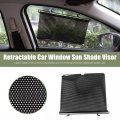 Uxcell Retractable Car Curtain Window Roller Sun Shade Protector 125x45cm