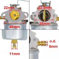 632589 Carburetor For Tecumseh 631827 632615 632208 631068a 631068b H35 H25