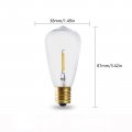 St38 Antique Vintage Style Light Warm White 2700k Old Fashioned Led Incandescent 7watt Not Dimmable Edison Bulb Clear Glass E12