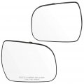 Aintier Driver And Passenger Side View Mirrors Glass Compatible With 2011 2012 2013 2014 For Toyota Sienna Heating Exterior