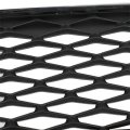 Front Bumper Grille Upper And Lower Black Grill Replacement For Focus 2015-2018