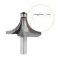 Uxcell Router Bit 1 2 Shank-1 4 Inch Cutting Dia Round Over Corner 2 Flutes Tungsten Steel For Woodworking Milling Cutter Tool